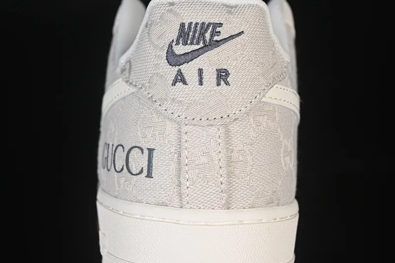 All categories Nk Air Force 1 Air Force series Nk Air Force 1 Low Air Force low-top Nike Air Force 1'07 Low Gucci co-branded soot raw rubber Air Force 1 low-top casual sneakers DK0188-084
